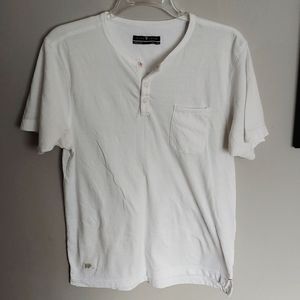 Five Four short sleeve pocket waffle henley medium